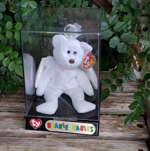 Beanie Baby Bear, "Halo". Retired. Mint W/Tag. (19 - Picture 2 of 3